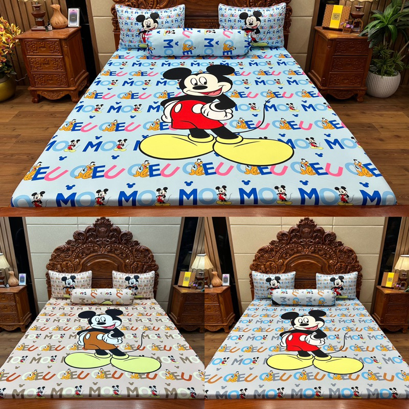 Mẫu Mickey . Thun lạnh 5D cao cấp