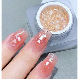 Gel nhũ xà cừ trang trí móng dạng hũ