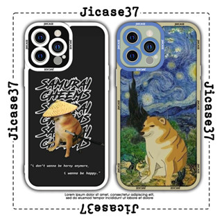 Ốp lưng iphone cạnh vuông JMCase Cheems Van Gogh Art 6plus/6s/6splus/7/7plus/8/8plus/x/xs/11/12/pro/max/plus/promax