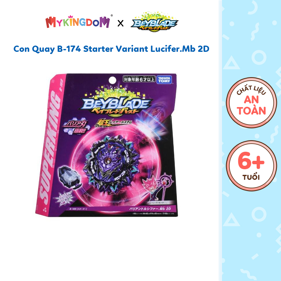 Đồ Chơi BEYBLADE Con Quay B-169 Starter Variant Lucifer.Mb 2D 160267