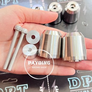 HÌNH THẬT- Gù tay lái kiểu SH -Gù chống rung nguyên khối Inox 304 gắn các dòng xe (tặng kèm nhôm đóng 18,5mm+ 2 ốc gắn )