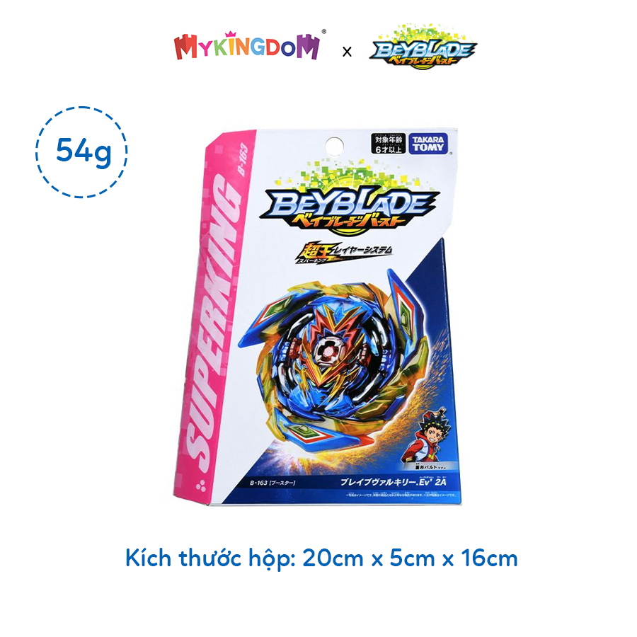 Đồ Chơi BEYBLADE Con Quay B-163 Booster Brave Valkyrie.Ev' 2A 157229