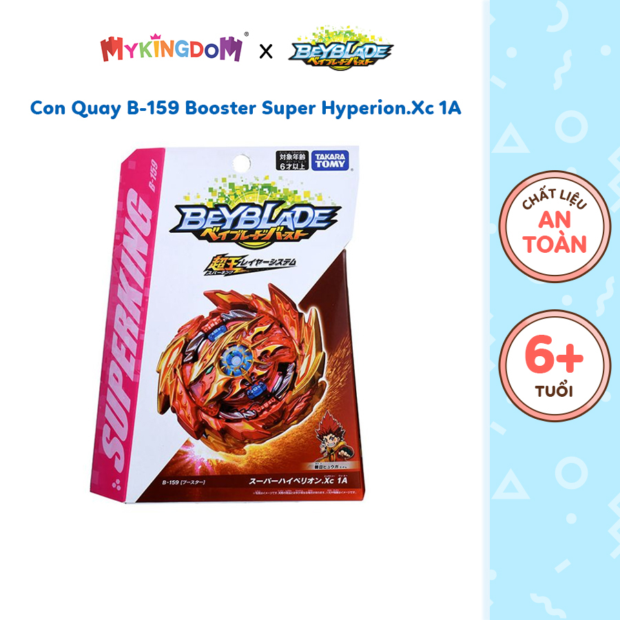 Đồ Chơi BEYBLADE Con Quay B-159 Booster Super Hyperion.Xc 1A 157182