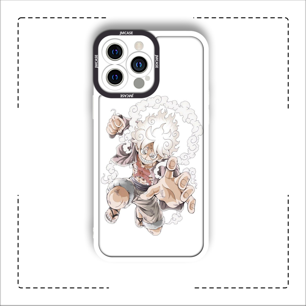 Ốp lưng iphone cạnh vuông JM Luffy Gear 5 anime OnePiece 6plus/6s/6splus/7/7plus/8/8plus/x/xs/11/12/pro/max/plus/promax