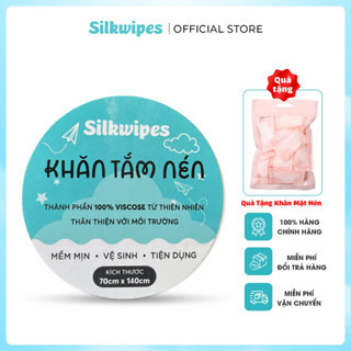 FREE SHIP - Khăn tắm nén cao cấp Silkwipes 70cm x 140cm nhỏ gọn tiện lợi dễ sử dụng
