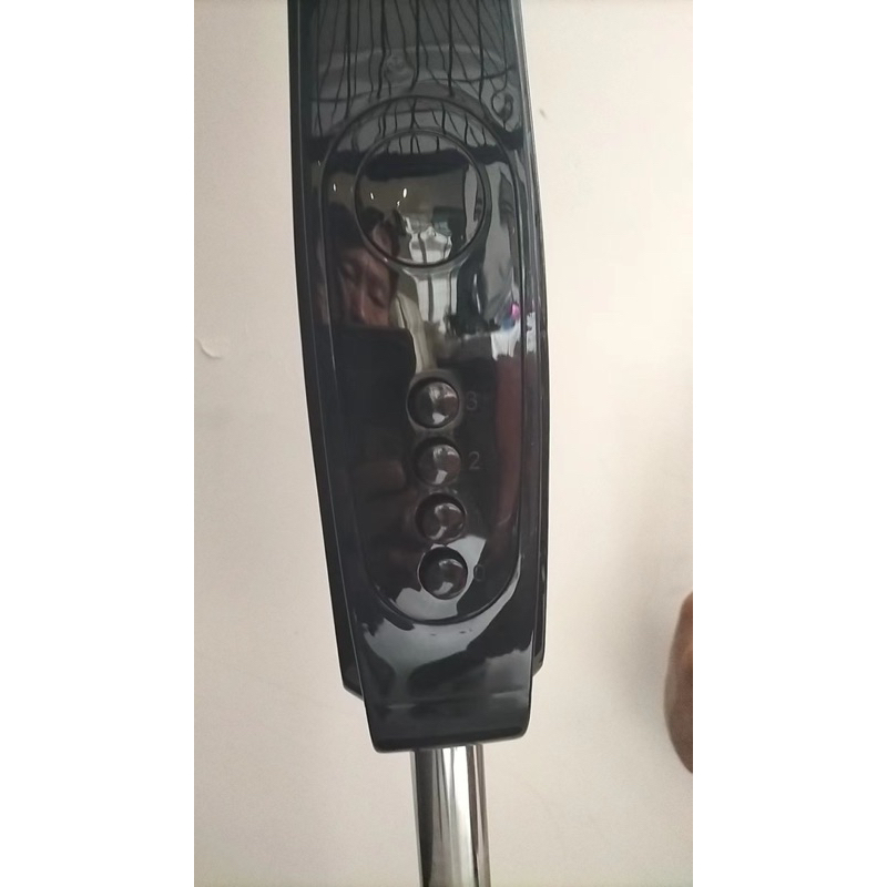 Quạt tích điện năng lượng mặt trời solar fan đen