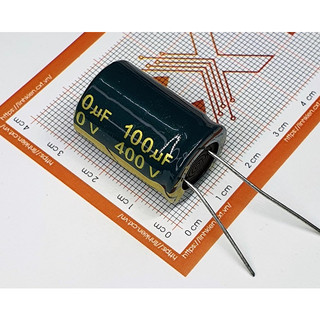 Tụ hóa 100uf 400v 18x25mm