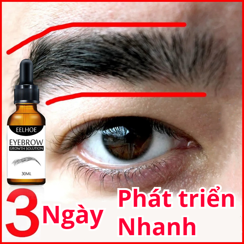 Serum mọc lông mày tinh chất dưỡng mi serum chăm sóc dưỡng ẩm nhẹ nhàng 30ml làm dày lông mày phục hồi ngăn ngừa rụng