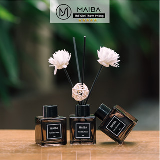Tinh Dầu Thơm Phòng Hương Liệu Thiên Nhiên MAIBA 50ML Trang Trí,Decor Nhà Cửa Bản Sang Trọng Kèm Que Hoa Khuếch Tán MB50
