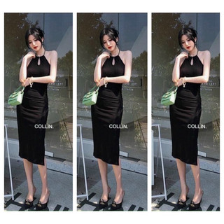 MS-03(Đầm yếm TK cột dây sexy ôm sát body tôn dáng Form chuẩn.