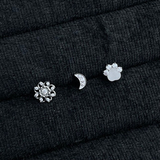Khuyên Tai Đá Chốt Dẹt • Lamontshop