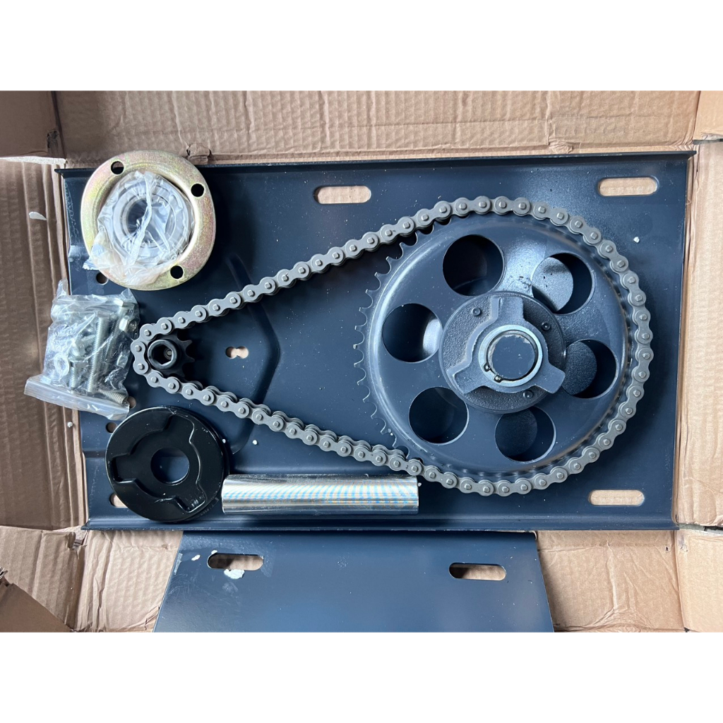 Bộ motor AC cửa cuốn 600kg - 220V dây đồng.