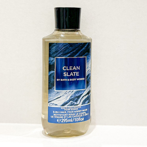 Sữa tắm và gội nam 3 trong 1 CLEAN SLATE - Bath & Body Works (295ml)