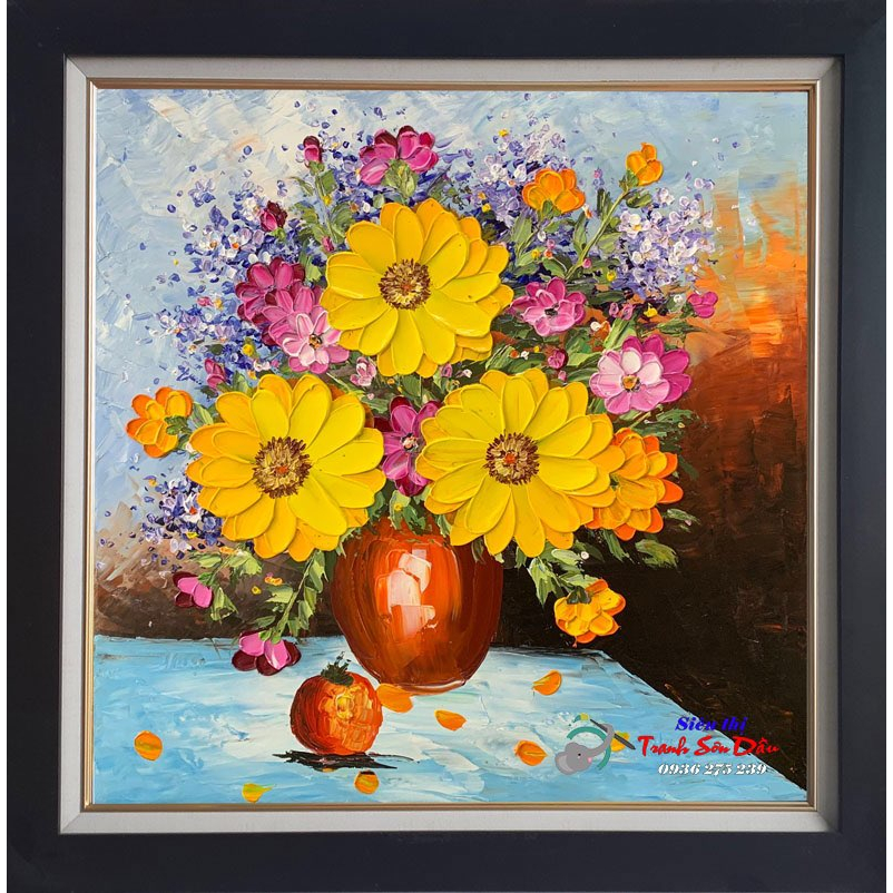 Tranh vẽ tay kt 40cm.40cm
