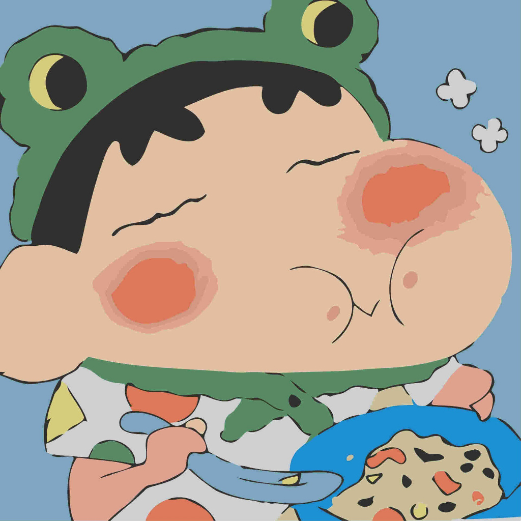 Tranh Số Hóa Cậu Bé Sh in Nhiều Hình Thủ Công Tự Hoàn Thành, Tranh Sơn Dầu Số Hóa Cậu Bé Bút Chì 20x20cm