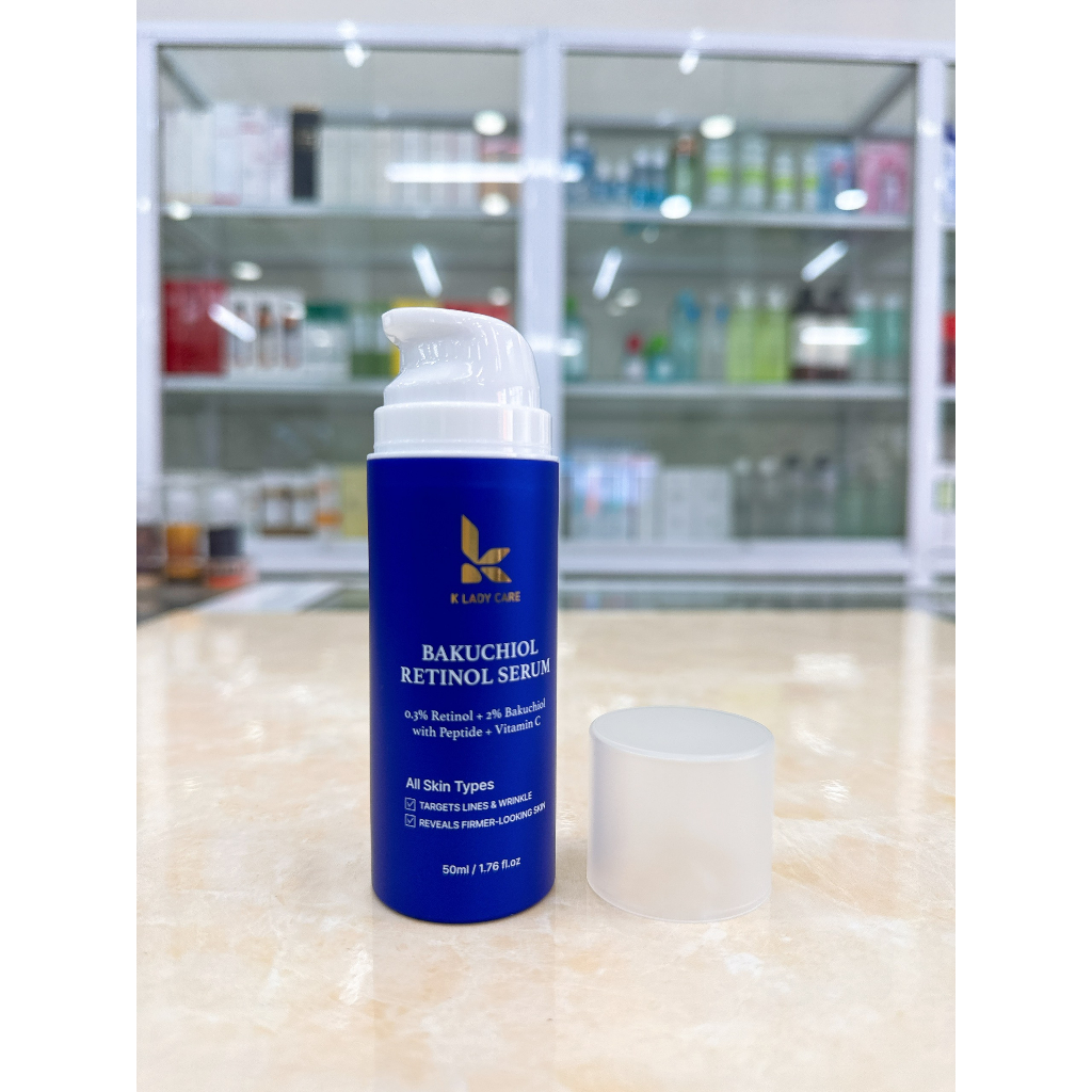 Serum Dưỡng Trắng Phục Hồi Da Retinol Bakuchiol 2% K Lady Care 50ml Chính Hãng Hàn Quốc