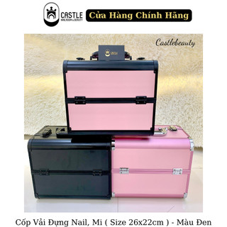 Cốp nhôm đựng dụng cụ nail 2 tầng 5 khay