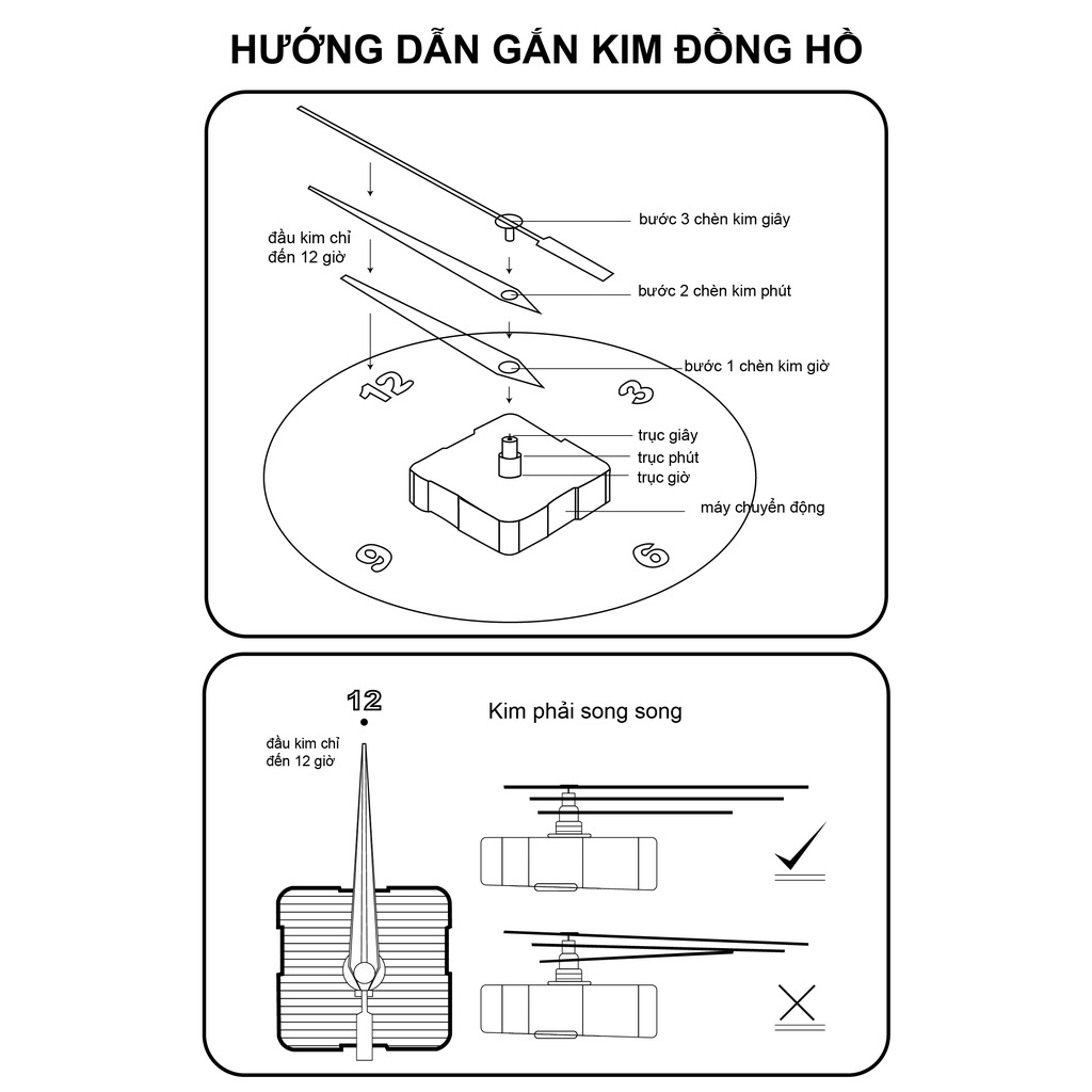 Đồng hồ tráng gương cao cấp thiết kế ảnh theo yêu cầu cho ảnh cưới, ảnh gia đình, cho bé tặng kèm pin và đinh đa năng