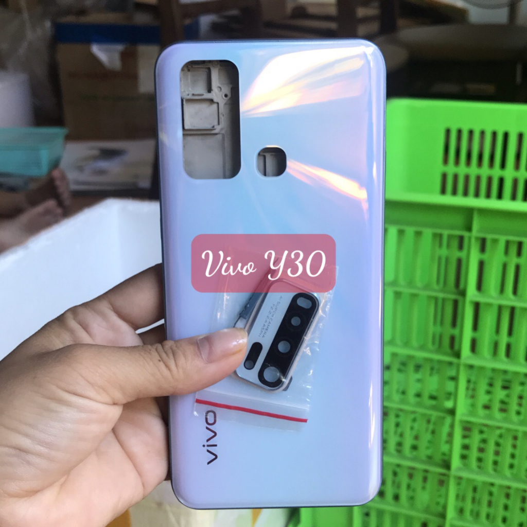 Bộ vỏ vivo Y50 / Y30 kèm kính camera +nút bấm