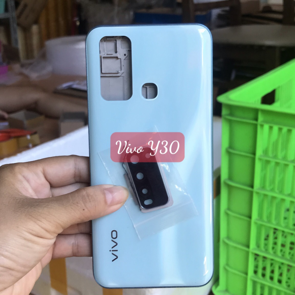 Bộ vỏ vivo Y50 / Y30 kèm kính camera +nút bấm