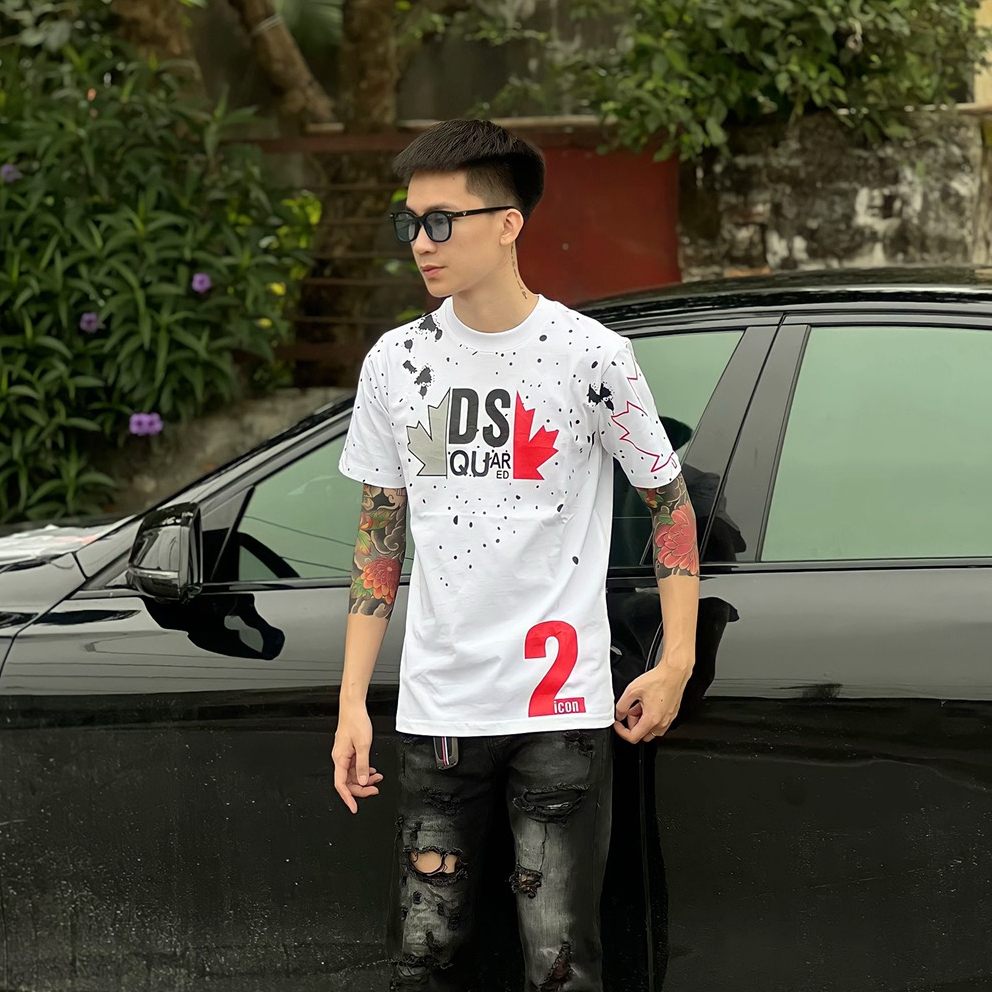 Áo Siêu Cấp DSQ2 Nam Nữ Chất Liệu Cotton Co Giãn Hai Chiều, Thời Trang Nam Hot 2023