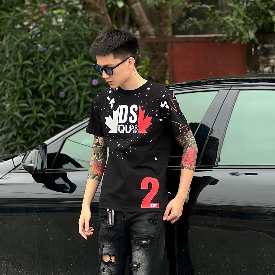 Áo Siêu Cấp DSQ2 Nam Nữ Chất Liệu Cotton Co Giãn Hai Chiều, Thời Trang Nam Hot 2023