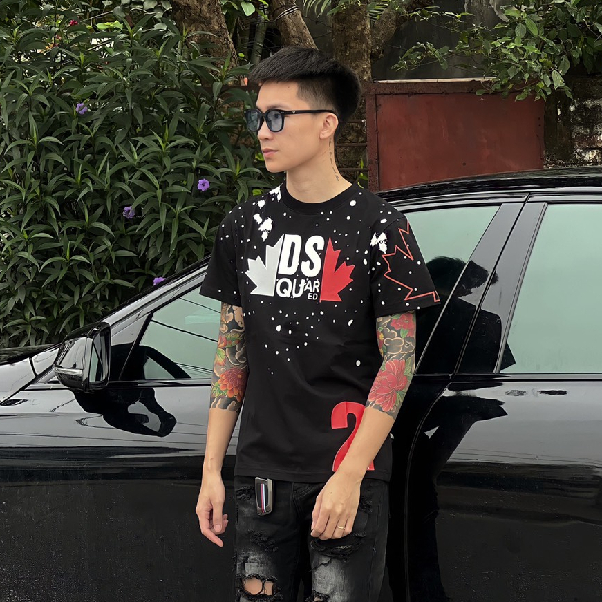 Áo Siêu Cấp DSQ2 Nam Nữ Chất Liệu Cotton Co Giãn Hai Chiều, Thời Trang Nam Hot 2023