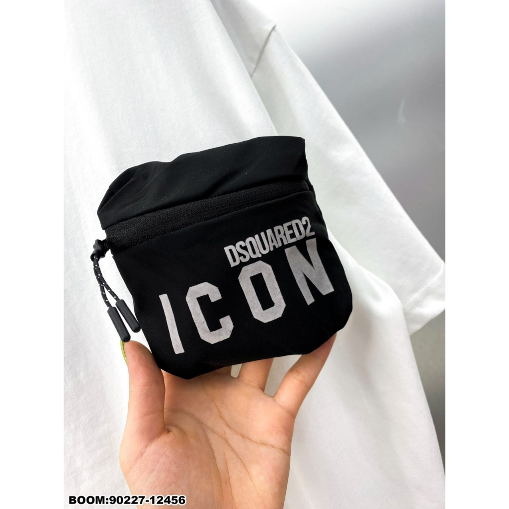 Áo Phông Nam Nữ Túi Hộp I-CON Chữ Thêu Chất Cotton Co giãn 4 Chiều Siêu Hot Hit