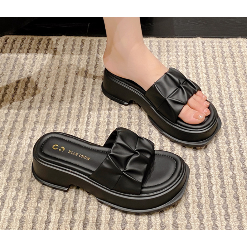 Dép size 31 32 33 34 đế bánh vì và đế béo 2 mẫu