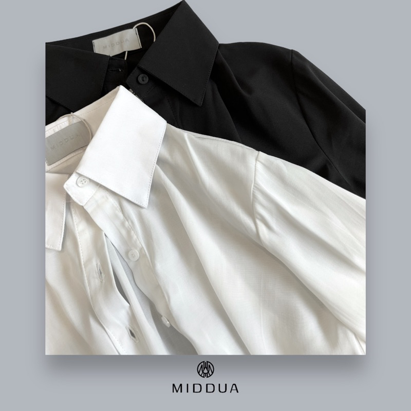 SM020 Sơmi vạt bầu crop