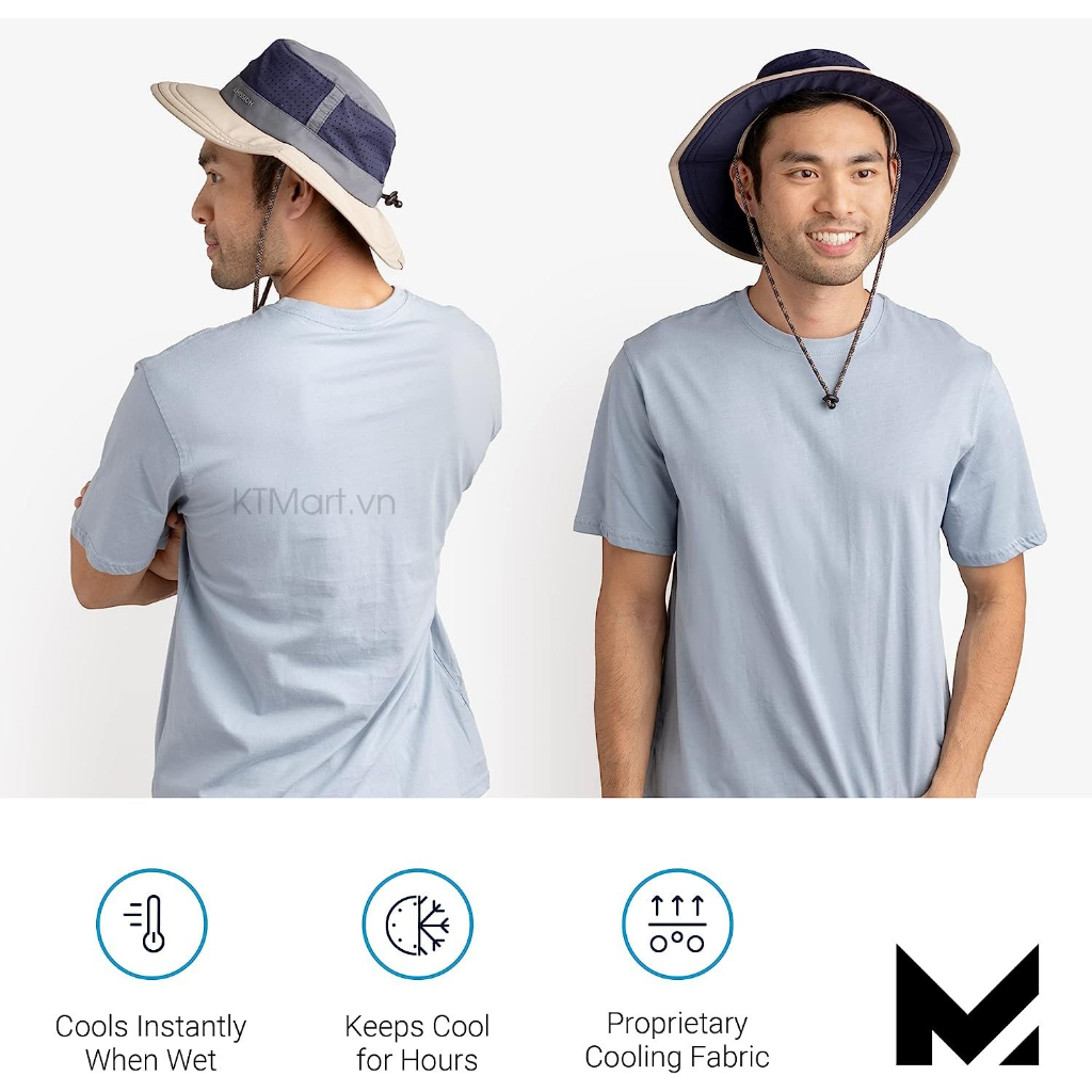 Mũ rộng vành Mission Max Plus Pinnacle Cooling Booney Hat