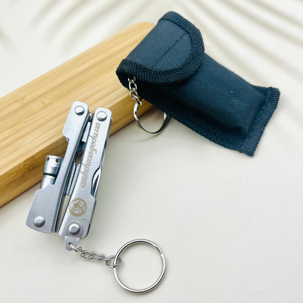 Kìm đa năng Bút mài Thầy Ánh thân kim loại không gỉ có đèn led chiếu sáng cao cấp