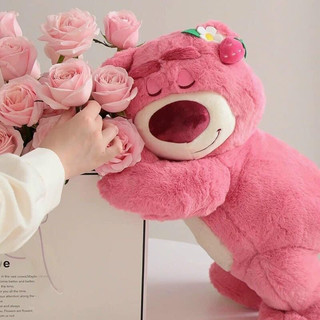 Gấu Bông Gấu Dâu Gấu Lotso Nằm Ngủ Dễ Thương - FULL SIZE