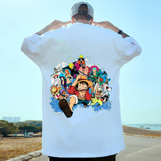Áo thun nam nữ anime one piece havana , áo thun form rộng vải cotton unisex mã 030