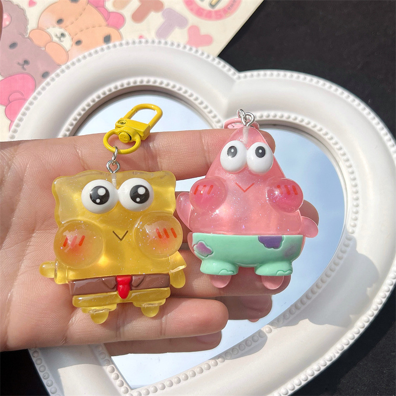 Miumiua🔮Móc Khóa Hình Búp Bê Hoạt Hình Spongebob Đáng Yêu
