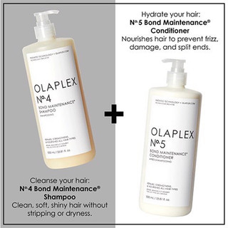 Cặp dầu gội xả olaplex 1000ml cho tóc hư tổn, khô xơ olaplex no4 & no5