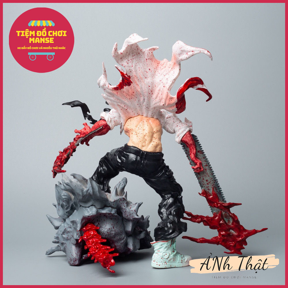 Mô hình Chainsaw Man Thợ săn qủy nhân vật Denji Pochita siêu ngầu quà tặng sưu tầm trang trí