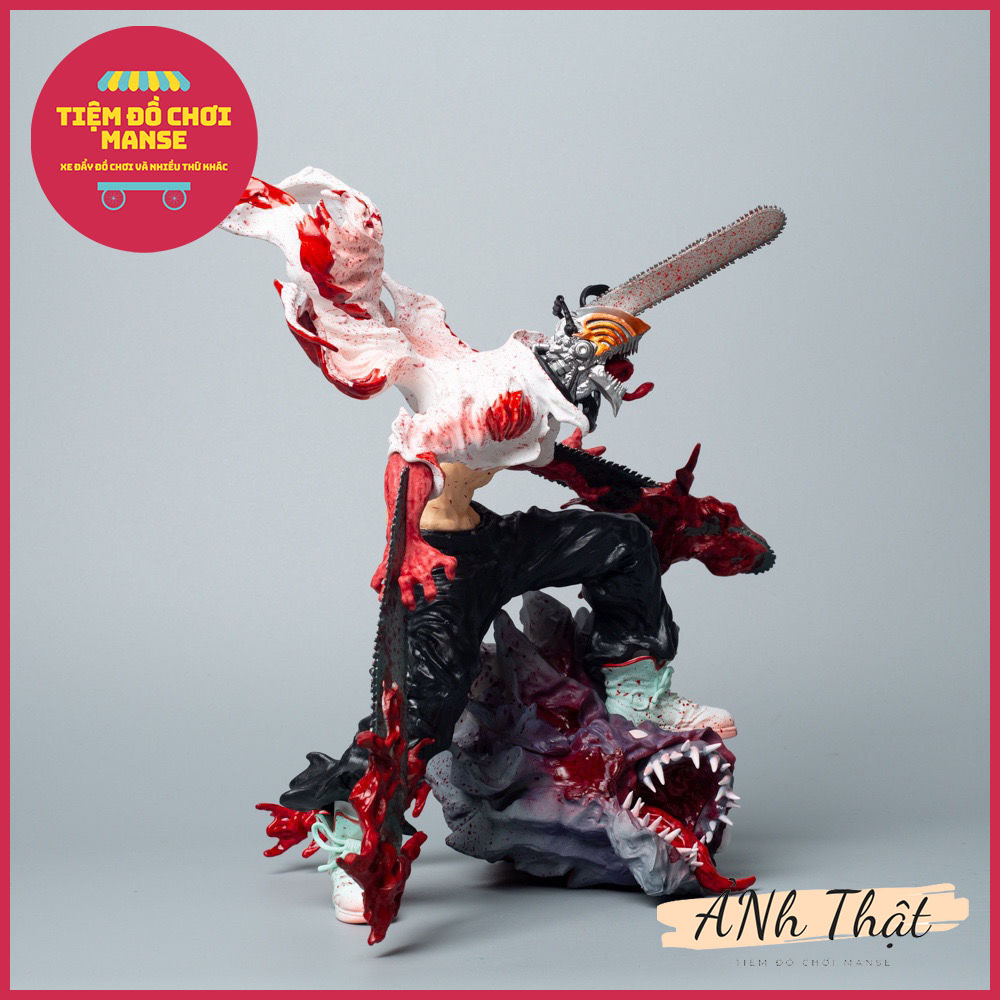 Mô hình Chainsaw Man Thợ săn qủy nhân vật Denji Pochita siêu ngầu quà tặng sưu tầm trang trí