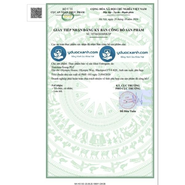 Mua  ESTROGAIN 30 viên, Cân bằng nội tiết tố nữ - Y Dược Xanh