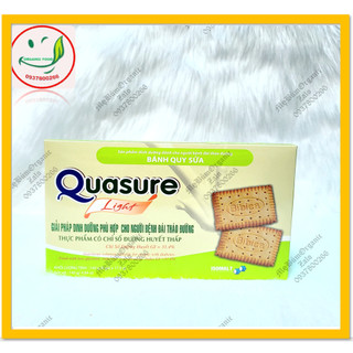 Bánh Quy Quasure Light Sữa Bibica - Thực phẩm dành cho người ăn kiêng, tiểu đường hộp 140gr.