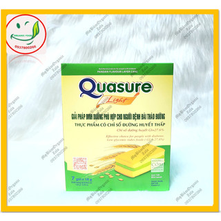 Bánh Bông Lan Quasure Light Hương Cốm Bibica - Thực phẩm dành cho người ăn kiêng, tiểu đường 126g (7 gói x18g)