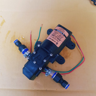 bơm mini 12v ống ra phi8 - bơm phun sương