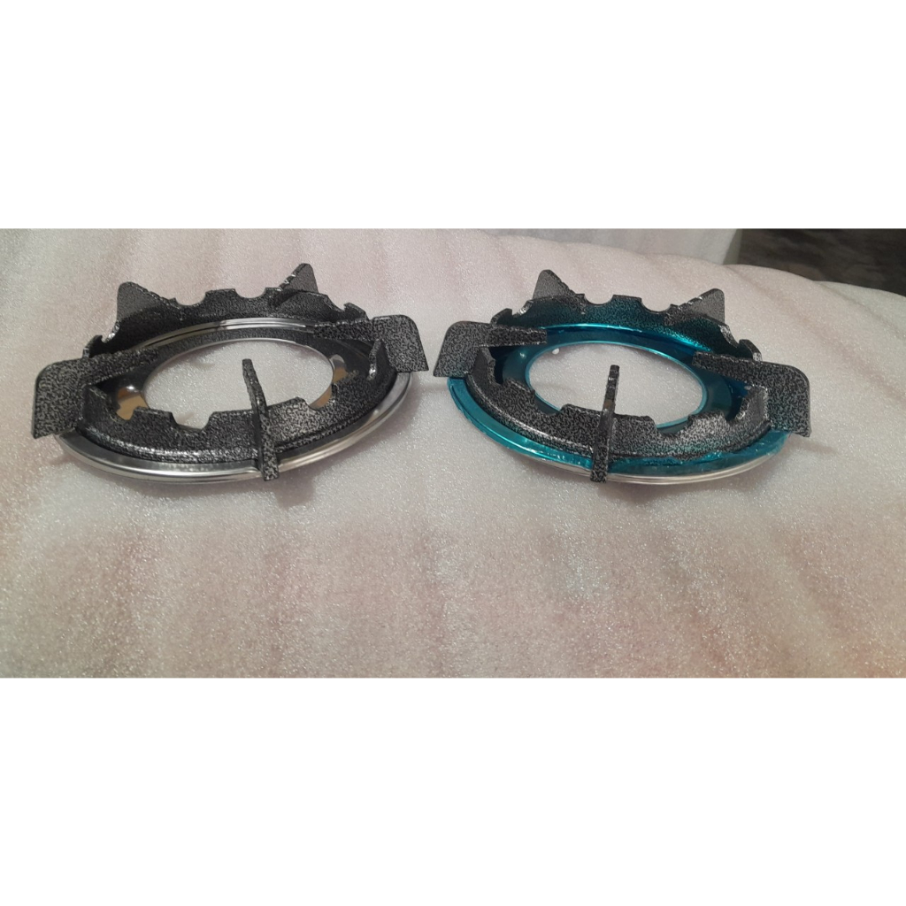 COMBO Kiềng chắn gió  + Khay INOX dùng cho các loai bếp gas 5 chân