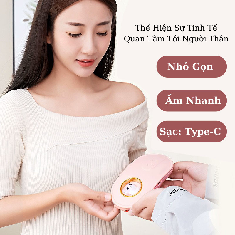 Máy Massage Bụng Kinh Kumo Đai Đeo Làm Ấm Giảm Đau Cho Phụ Nữ Đến Kì