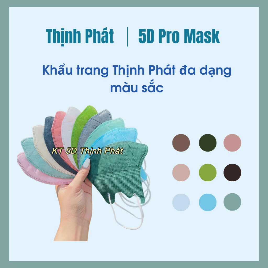 Thùng 100c Khẩu Trang 5D Thịnh Phát Pro Mask