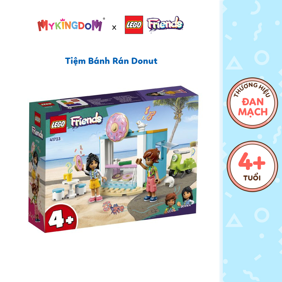 Đồ Chơi Lắp Ráp LEGO Friends Tiệm Bánh Rán Donut 41723 (63 chi tiết)