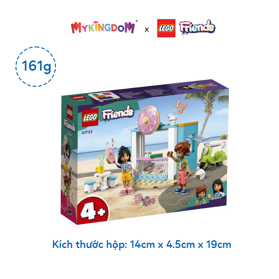 Đồ Chơi Lắp Ráp LEGO Friends Tiệm Bánh Rán Donut 41723 (63 chi tiết)