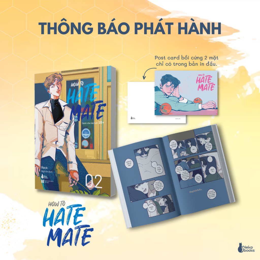 Sách Truyện tranh - TẬP 1, 2, 3 How To Hate Mate - Reck