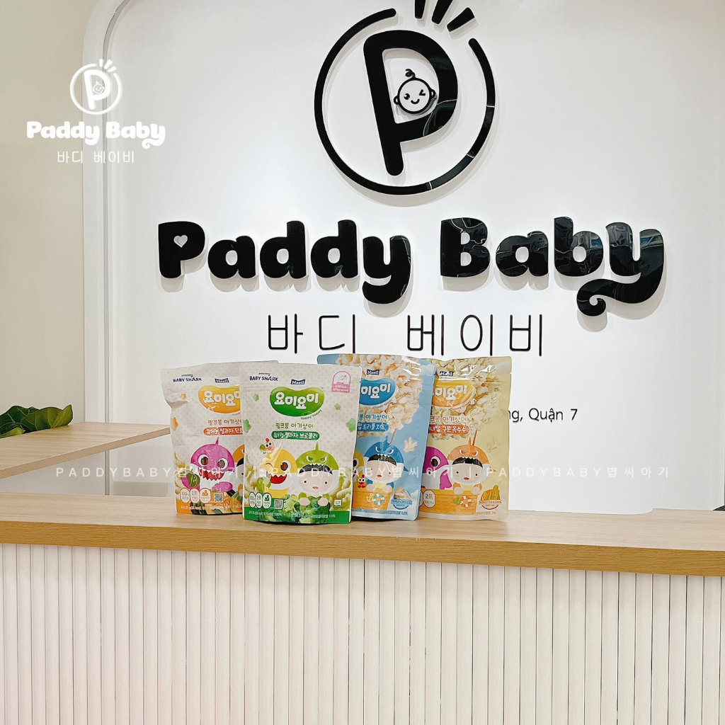 Bánh gạo ăn dặm Baby Shark Maeil nội địa Hàn cho bé