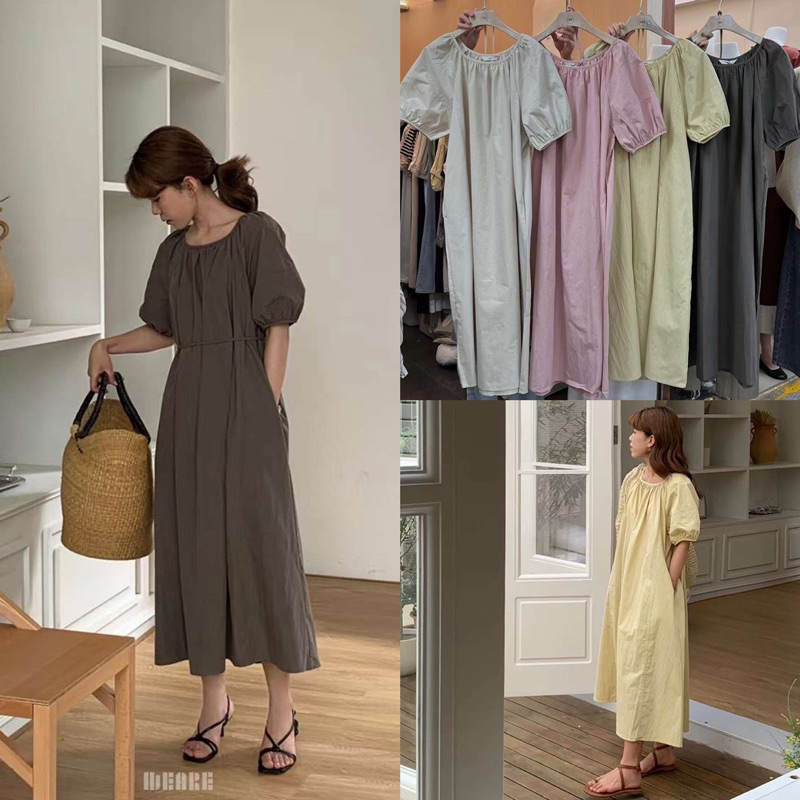 BEST SELLER Váy trơn dáng dài xuất Hàn WE ARE (chuẩn hãng, kèm ảnh thật)